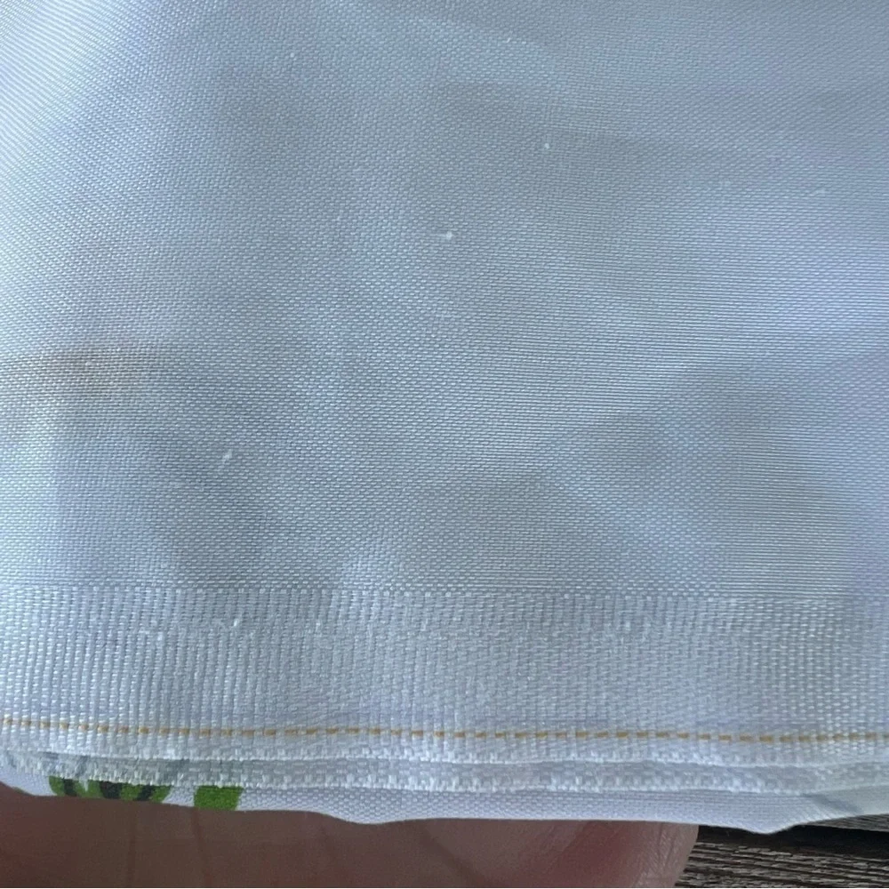 VTG Burlington Vera Daisy No Iron 2-Piece Floral Full Sheet Set Made in USA READ